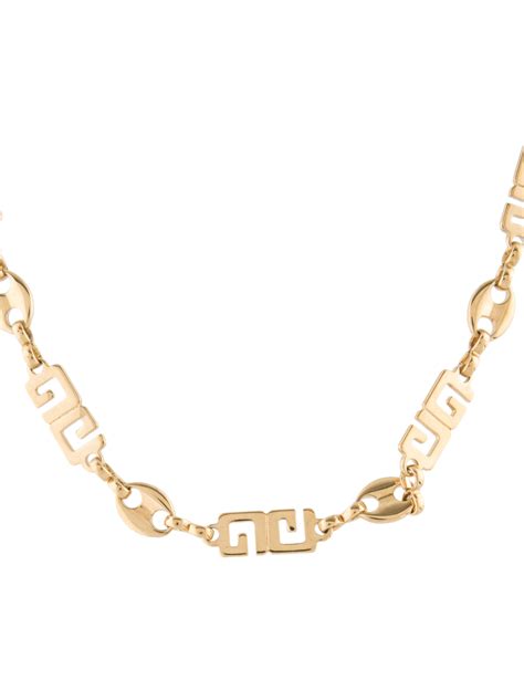 givenchy heavy chain link necklace|G Link necklace in metal in .